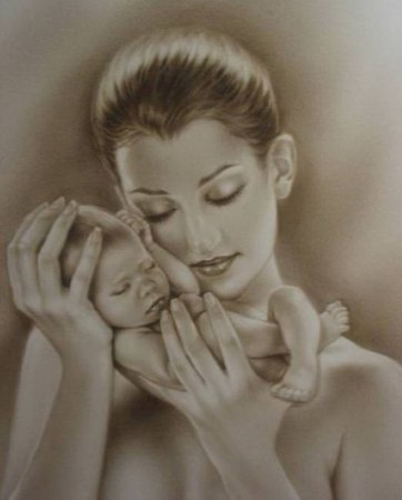 Рисунок ко Дню матери