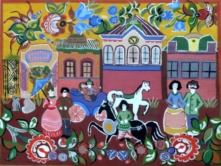 Рисунок на тему народные промыслы