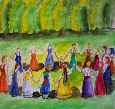 Хоровод людей