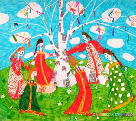 Народные праздники изо