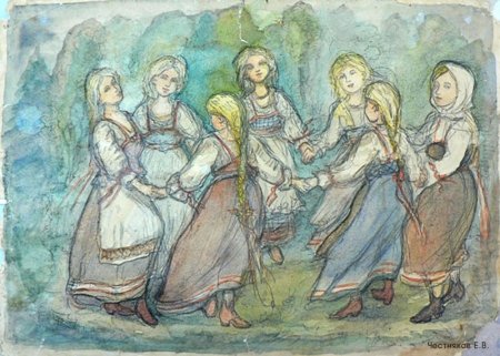 Картины Честнякова Ефима Васильевича для детей