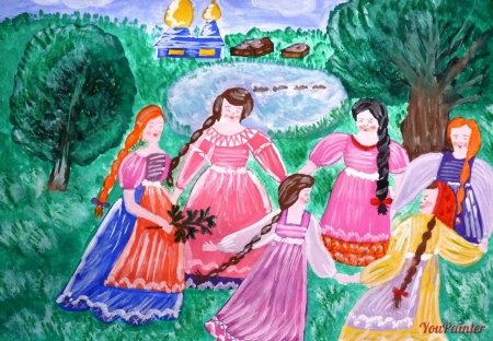 Рисование народное гуляние