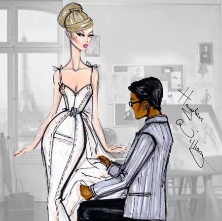 Модельер иллюстрация