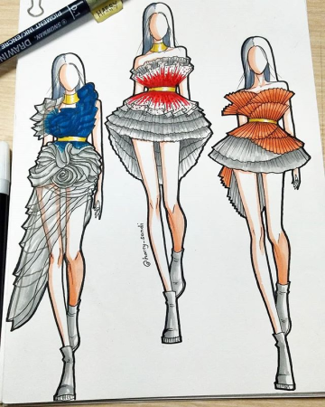 Модельер мультяшный