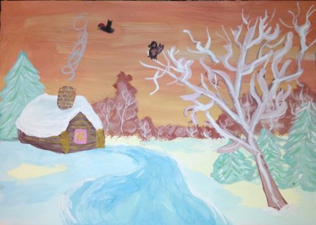 Зимние рисунки