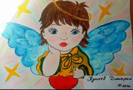 Крылья ангела рисунок конкурс