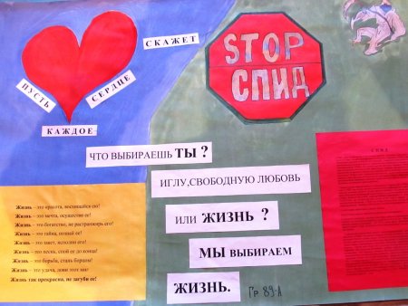 День борьбы со СПИДОМ плакат