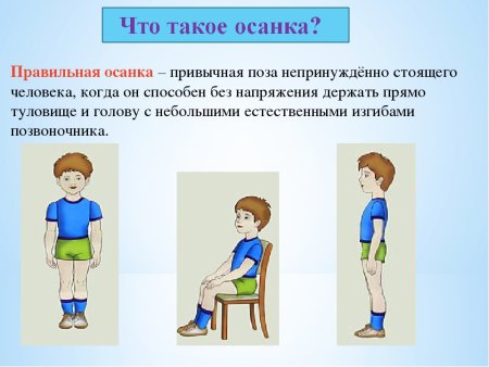 Осанка картинки для детей