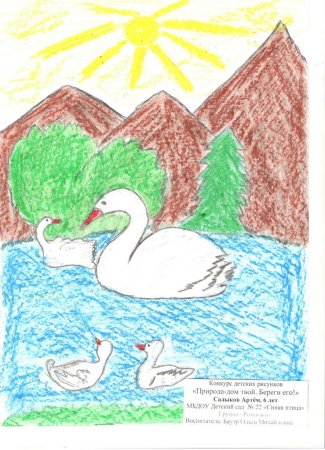 Рисунок на тему природа твой дом береги его