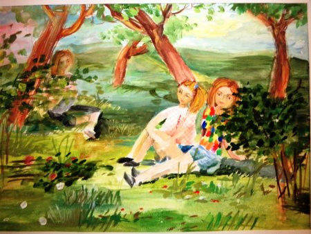 Природа твой дом рисунки детей