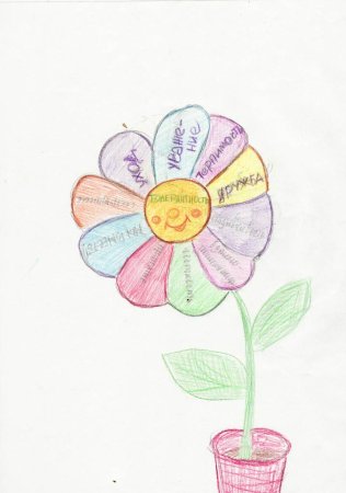 Рисунок на день толерантности легко