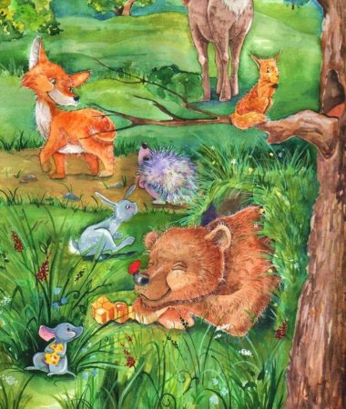 Природа Сибири рисунок