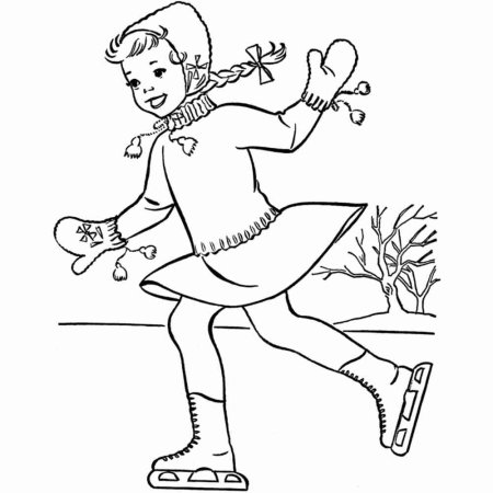 Раскраска. Зимние забавы