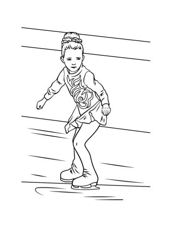 Каток иллюстрация