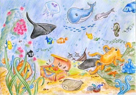 Обитатели водоемов для дошкольников