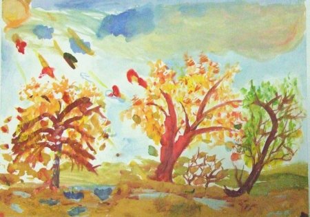 Рисунки для первоклашек красками