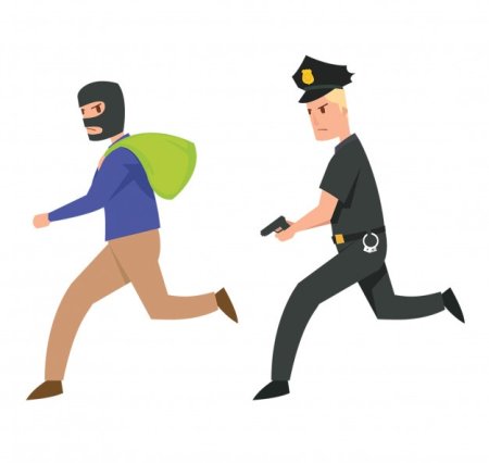 Сотрудник правоохранительных органов иллюстрация