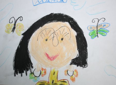 Рисунок на тему улыбка мамы