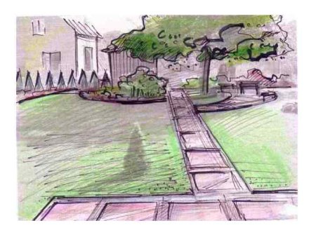 Ландшафтная архитектура карандашом