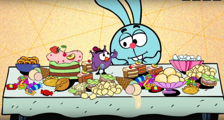 Смешарики еда