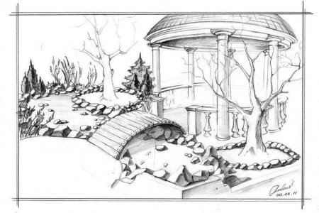 Набросок сада