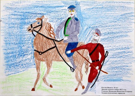 Рисование на тему казачества