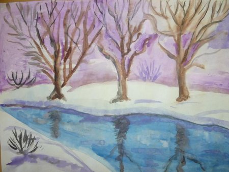 Рисование ранняя Весна