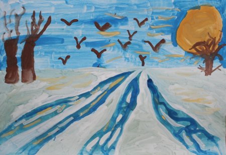 Весна рисунок