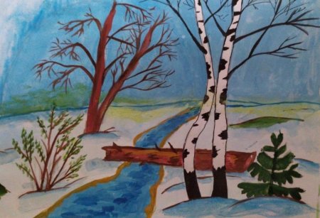 Весенние ручьи Тютчев