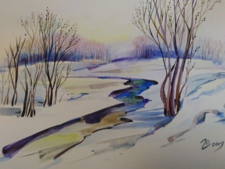 Рисунки весны легкие