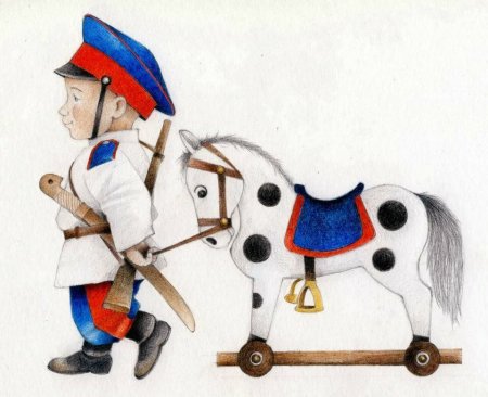 Детские рисунки на тему казачество