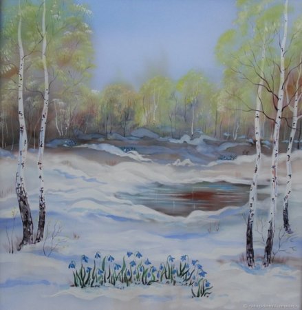 Рисунки весны легкие