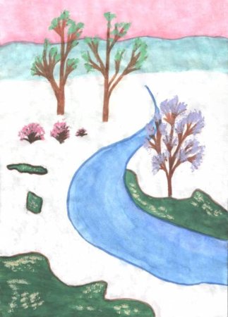 Весна рисунок