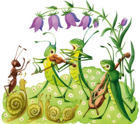 Кузнечик для рисования