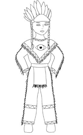 Эскиз новгоднего костюм