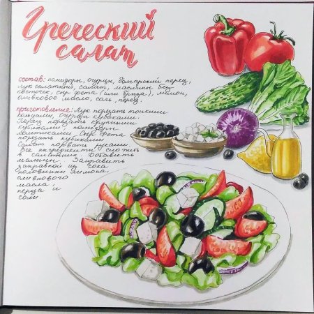 Рецепт рисунок