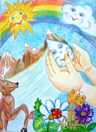 Рисунок на тему вода