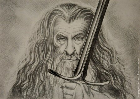 Властелин колец Гэндальф портрет