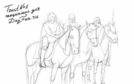 Как нарисовать Властелин колец