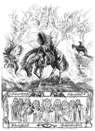 Властелин Назгул эскизы