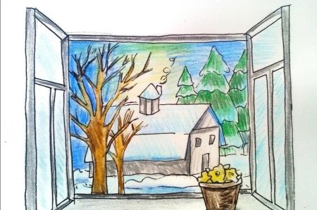 Зарисовки вид из окна