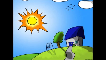 Полдень рисунок