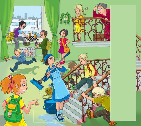 Сюжетные картины про школу для дошкольников