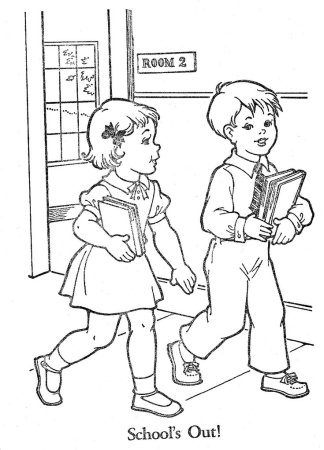 Рисунок на тему переменка в школе