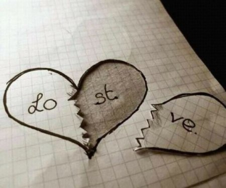 Сердце рисунок карандашом