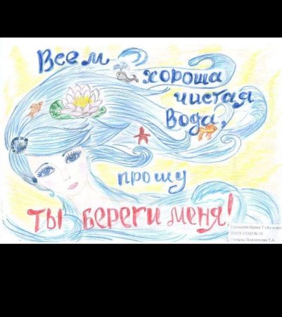 Плакат про воду