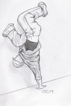 Брейк данс карандашом