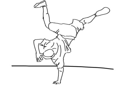 Раскраска брейк данс