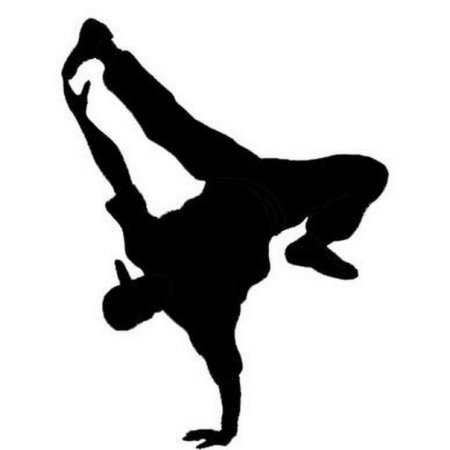 Брейк Дансер силуэт