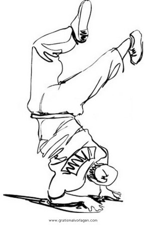 Раскраска брейк данс